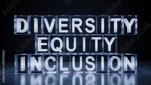 Diversity Equity Inclusion Text Blocks emphasizing health, wellness, and vitality