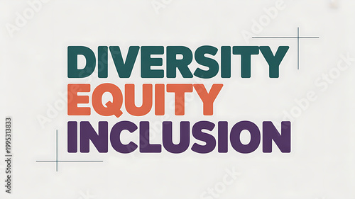 diversity equity inclusion text symbolizing innovation and digital transformation