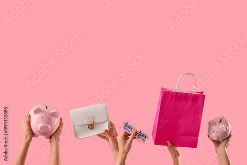 Female hands with shopping ...