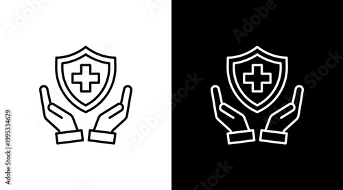 Care Support Icon Set Multiple Style Collection