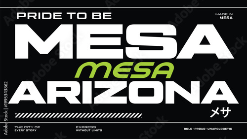 Pride graphic design with Japanese text and bold Typography Design A Visually Striking Representation of a Vibrant City Pride