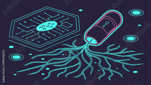 Artificial intelligence customer experience moment of truth concept with decisive interaction shown in macro close up.