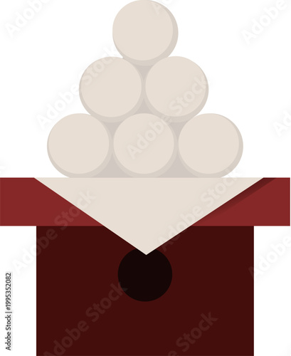 white dango illustration