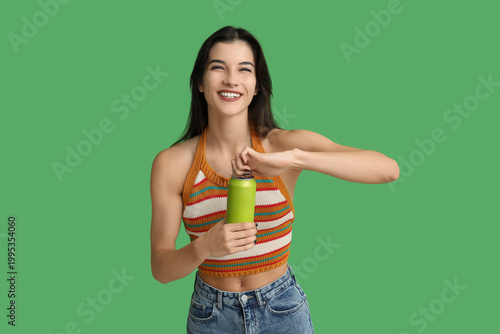 Beautiful young woman with ...