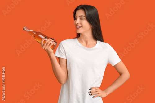 Beautiful young woman with ...