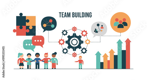 Diverse group of people teamwork collaboration.