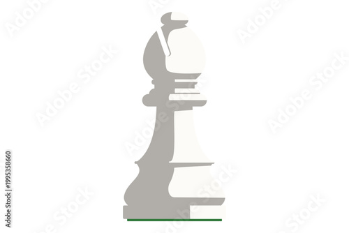 チェス　ビショップ　白　駒