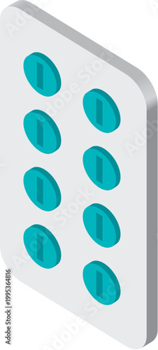 pill colorful illustration