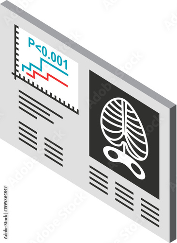 report colorful illustration