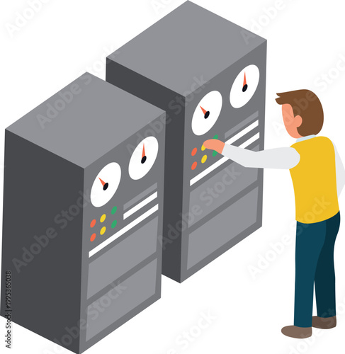 adjustment colorful illustration