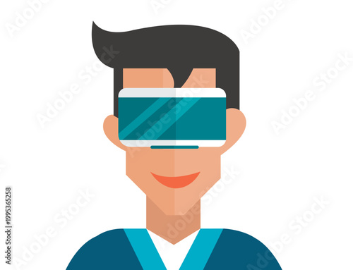 vr colorful illustration