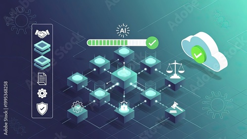 Smart contract automation blockchain transactions in cloud environment overview