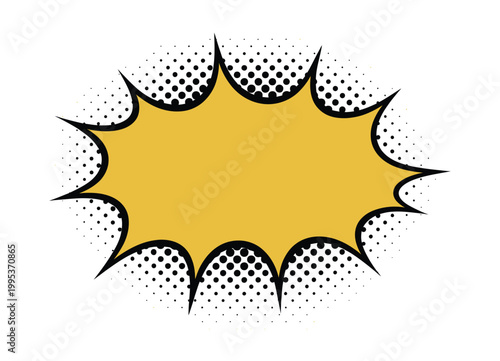 Comic speech bubble doodle vector, sketch style pop art frames with manga speech balloons explosion shapes hand drawn isolated illustration

