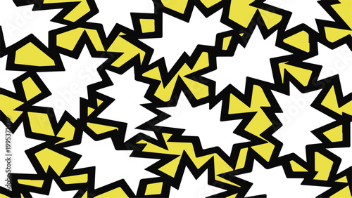 Abstract Art background with dynamic shapes and patterns