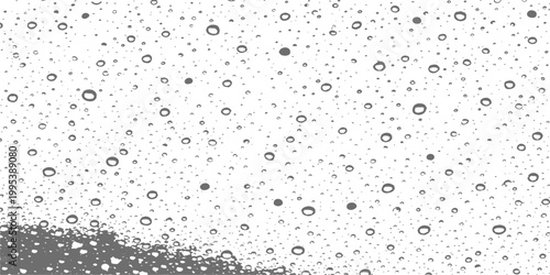 Abstract a serene and intimate capture of countless tiny water droplets clinging to a surface. A mesmerizing display of nature's simple beauty. 