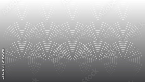 Soft gradient wave abstract background with repeating curved lines and smooth minimal modern texture