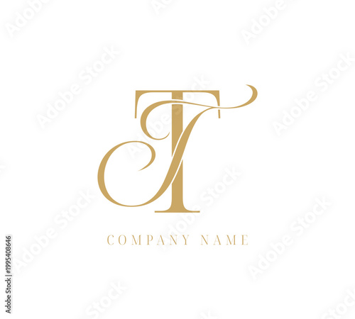 TT abstract letters logo monogram
