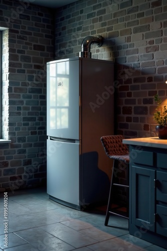 High-efficiency gas boiler, reduced energy bills , efficiency, thermostat