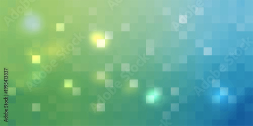 Obraz na plátně Abstract Digital Pixels Background with Soft Color Gradation, perfect for digital design and artistic endeavors
