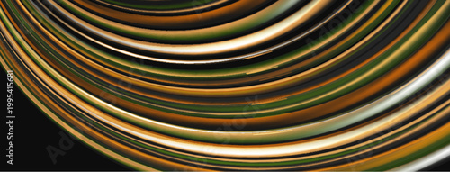 Abstract lines create curved shapes. Colors blend, forming dynamic visual effect. Dark background emphasizes bright streaks.