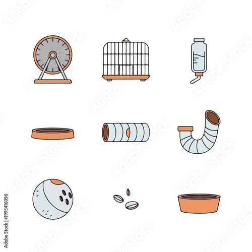 Coffee beans and coffee related objects.