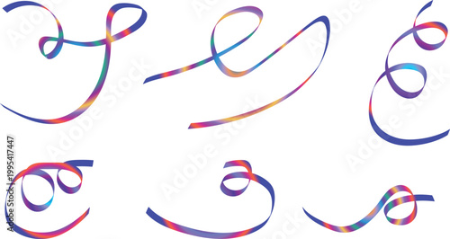 Colorful hand drawn lettering script abstract alphabet art for design projects