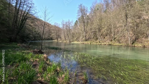Scenic view of Slunjcica river in Croatia