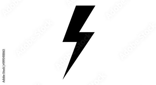 A black lightning bolt icon on a white background Free Download A black lightning bolt icon on a white background - GFXLoad