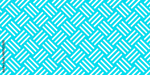 seamless structure pattern square overlap blue  stripes wall and decoration maze textile paper triangle background.