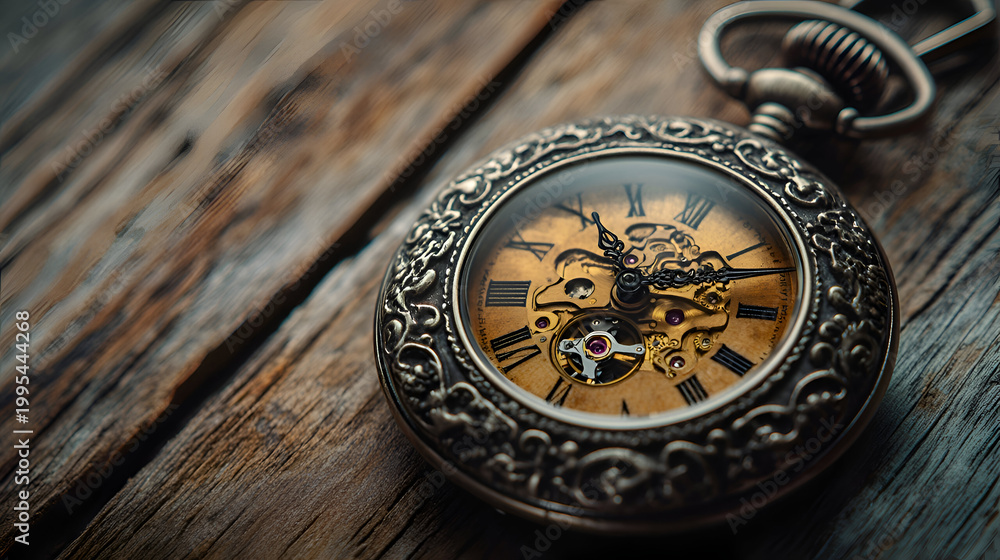 Fototapeta premium antique pocket watch