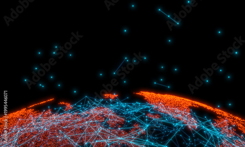 Technology Earth Network Wireless Communication Big Data