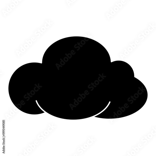 Solid Black Sky Cloud