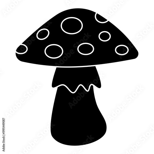 Solid Toadstool Forest Icon