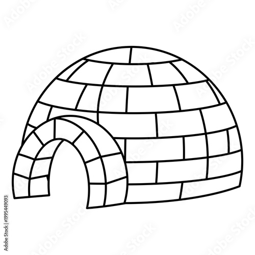 Igloo Ice House Outline