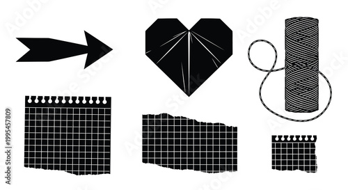 A black and white illustration depicts six marshmallows with varying degrees of melted chocolate showcasing a distinct artistic style silhouette high quality professional detailed modern