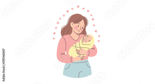 Woman Holding Yellow Cute Cat.