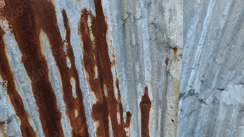 Cuadro en lienzo Rusty Metal Surface Close-up Detail.