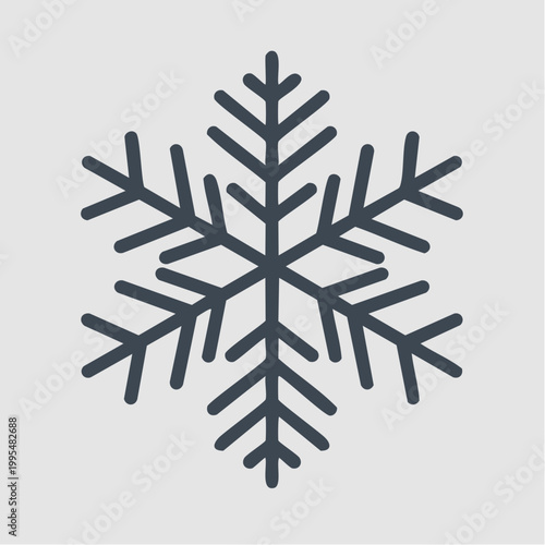 Stylized Snowflake Icon