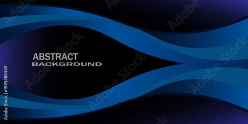 Modern blue gradient business certificate wave template design.