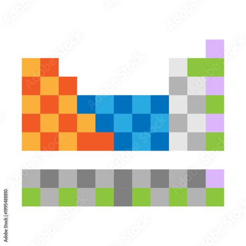 Periodic Table Vector Flat Icon Design