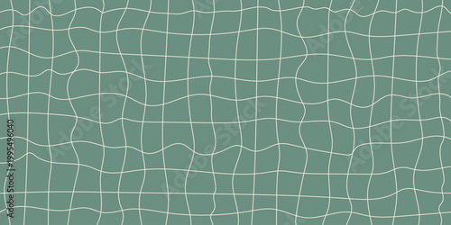 Line Paper Pattern. Linear Notebook Seamless Background. Vector School White and Blue Striped Page. Grid Hand Drawn Texture