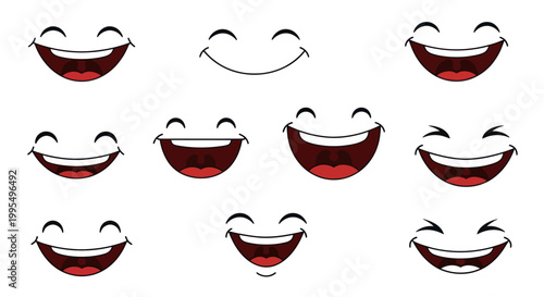 Smiling faces with raised eyebrows emoticon.
