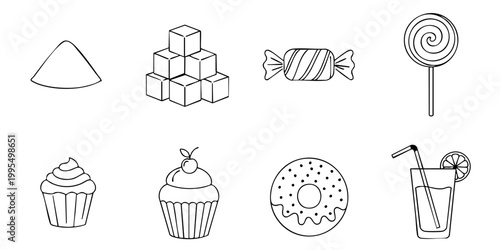 A colorful assortment of sweet treats and desserts on display