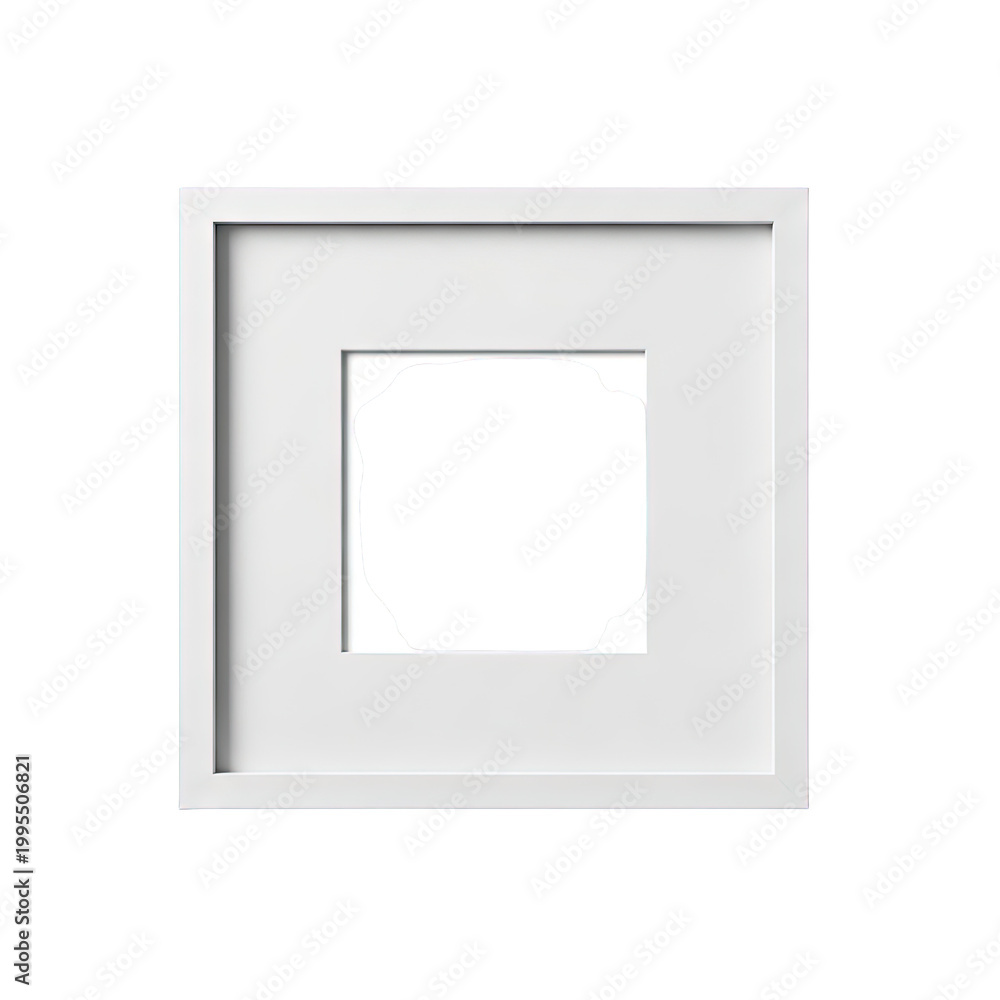 Fototapeta premium Minimalist empty square frame design