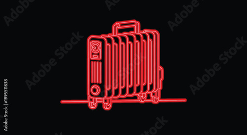 Abstract logo depicting a family embracing within a heart shape utilizing vibrant colors