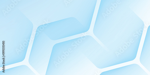 Background abstract blue sky with transparent shapes square. Light gradient vector banner. Pastel blue blur backdrop. Soft blurred light bg. Blurred color simple wallpaper