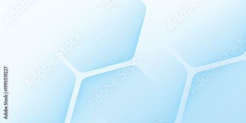 Background abstract blue sky with transparent shapes square. Light gradient vector banner. Pastel blue blur backdrop. Soft blurred light bg. Blurred color simple wallpaper