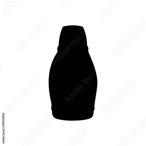 Thermos silhouette vector flat illustration design.
