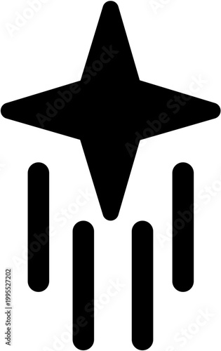 Graphic illustration of a star