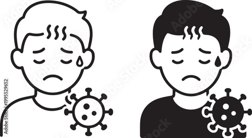 sick, illness, virus, infection, disease, health, healthcare, medical, symptom, fever, covid, flu, cold, patient, contagious, bacteria, germ, immune, immunity,